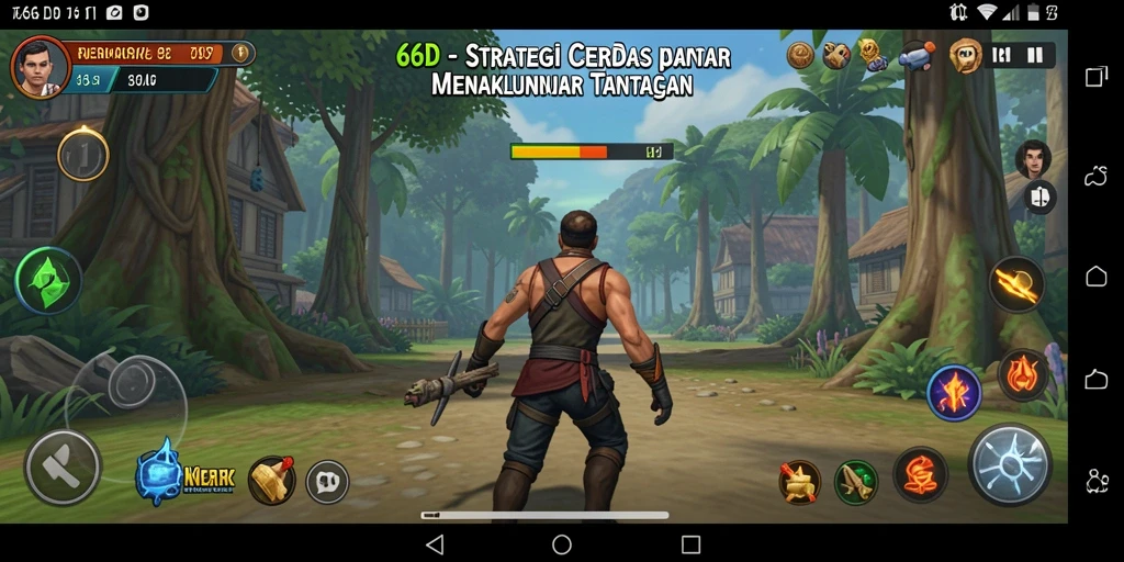 Tampilan screenshot dari gameplay 66D yang epik dan penuh strategi.
