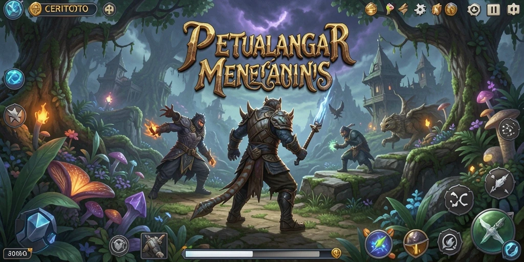 Screenshot CERITOTO menampilkan aksi seru dalam petualangan yang menantang.