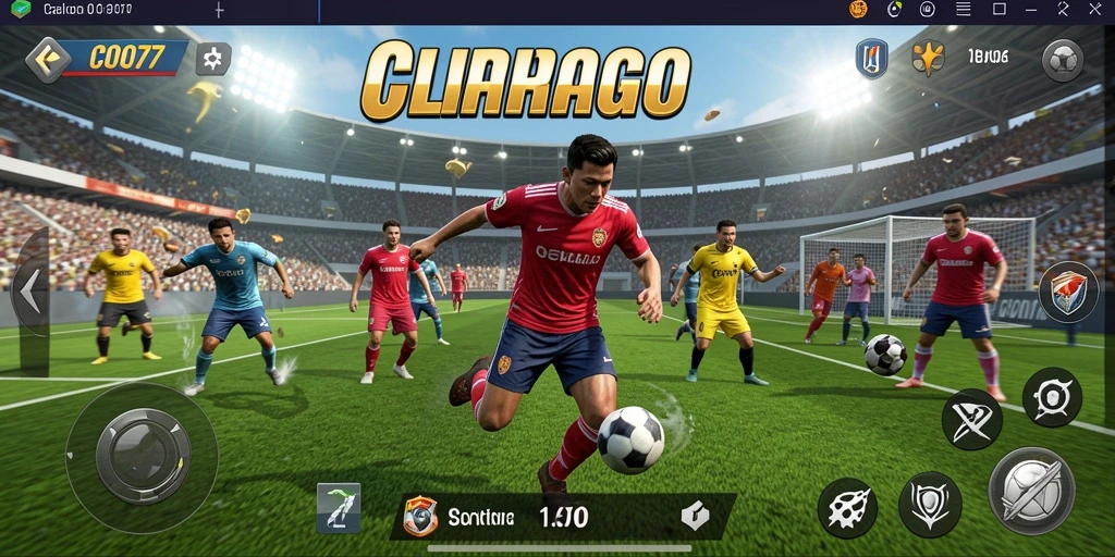 Tampilan gameplay COO77 dengan aksi olahraga yang menarik.