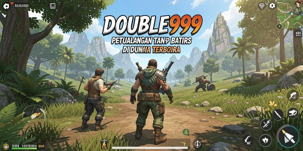 Gameplay mendebarkan di dunia terbuka DOUBLE999.