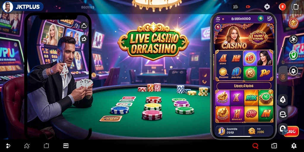 Gameplay JKTPLUS yang mendebarkan di kasino virtual.