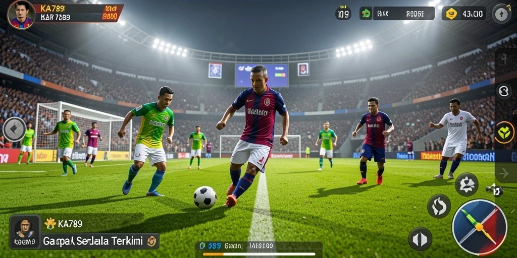 Tampilan gameplay KA789 yang mengesankan dalam pertandingan sepak bola.