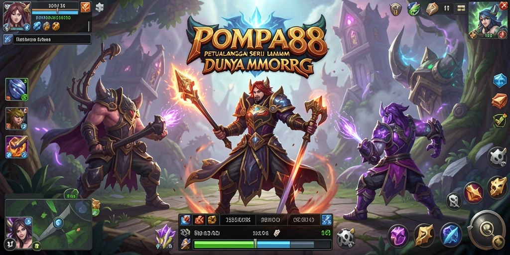 Tangkapan layar POMPA88 menampilkan petualangan menarik dalam dunia MMORPG.
