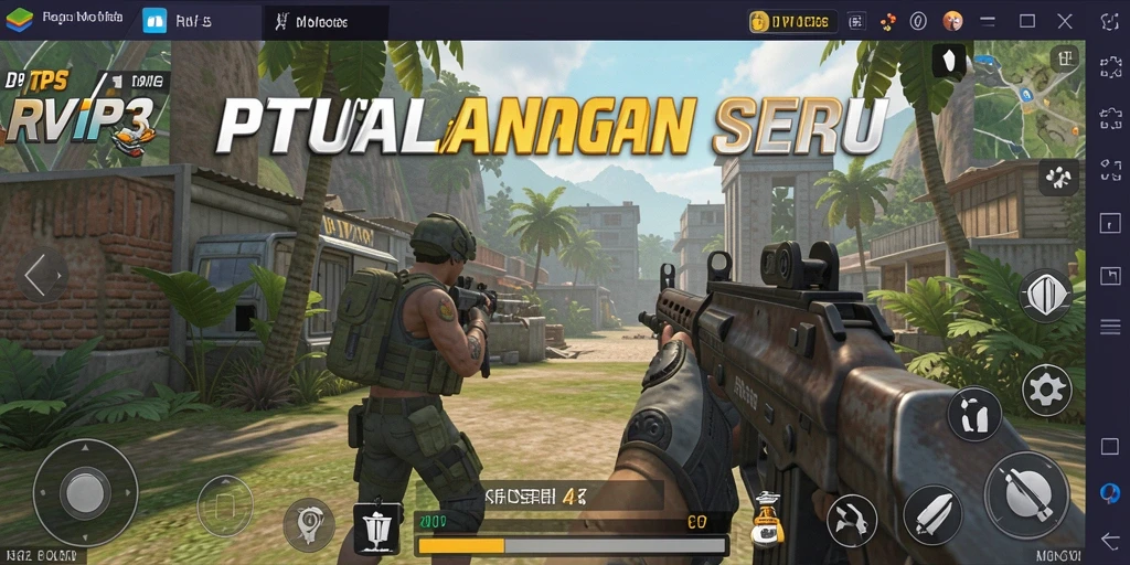 Tampilan gameplay seru dan mendebarkan dari RVIP3.