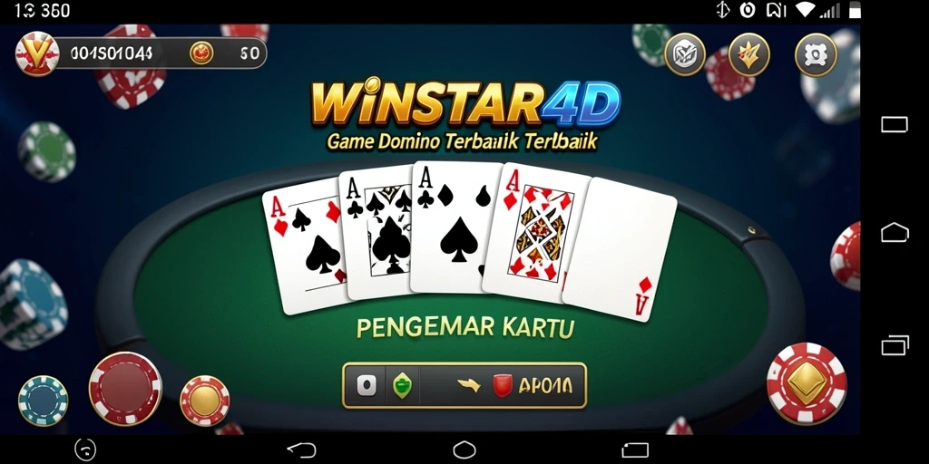 Screenshot gameplay WINSTAR4D yang menunjukkan keseruan bermain Domino.